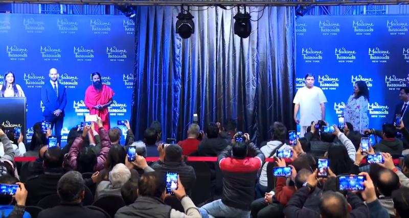 1. Unveiling Wax Figure by Swami Ramdev Ji Maharaj