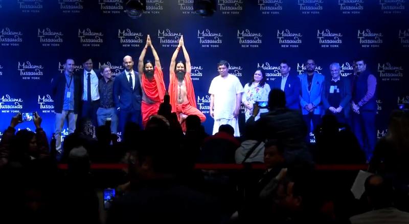 3. Madam Tussauds Team and Patanjali Team with Swami Ji and Acharya Ji